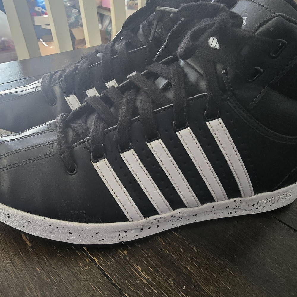 Kswiss Kids Black and White Sneakers
